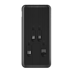 POLLY POWERBANK SİYAH 10.000 MAH 22,5W PD HIZLI ŞARJ 15,5W MAGSAFE - 2